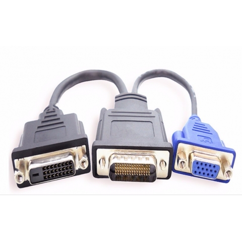 DMS-59 to dual VGA adapter cable video Y splitter cable for Dell OG9438