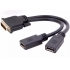 DMS-59 to Displayport splitter cable DMS59 to dual display port Y splitter cable