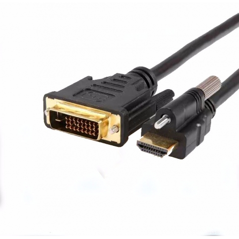 HDMI with Screw to DVI cable hdmi vga adaptor for monitor,TV,computer,media player