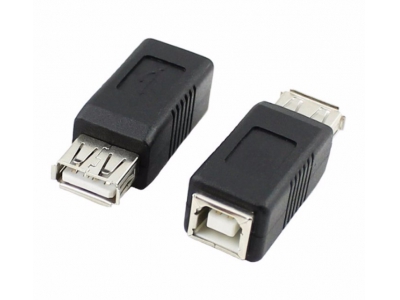 USB type A to B Female Adapter USB2.0 A Female to B Female Adapter