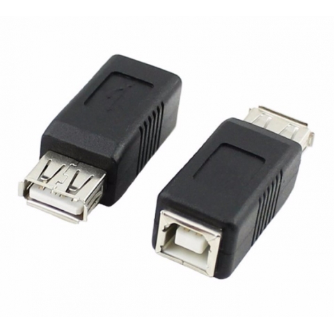 USB type A to B Female Adapter USB2.0 A Female to B Female Adapter