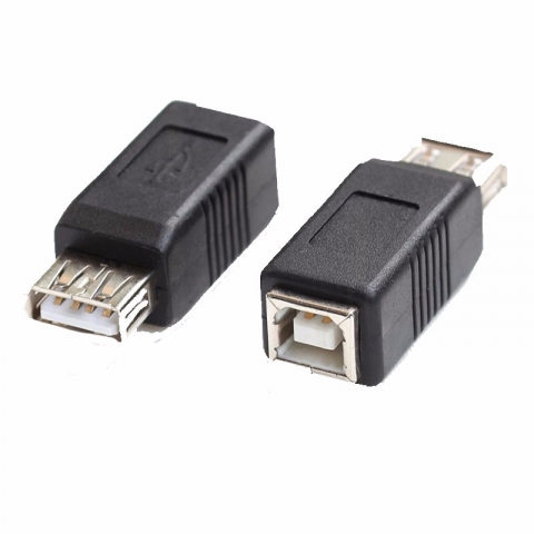 USB type A to B Female Adapter USB2.0 A Female to B Female Adapter