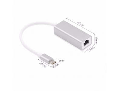 USB3.1 Type-C USB-C to RJ45 Ethernet LAN Adapter Cable USB 3.1 Type c to RJ45 Gigabit Ethernet Port Adapter