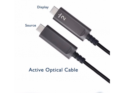 USB 3.1 active optical cable Type C A Male to A Male Plug Fiber Optic Cable