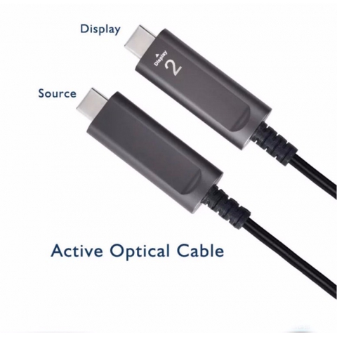 USB 3.1 active optical cable Type C A Male to A Male Plug Fiber Optic Cable