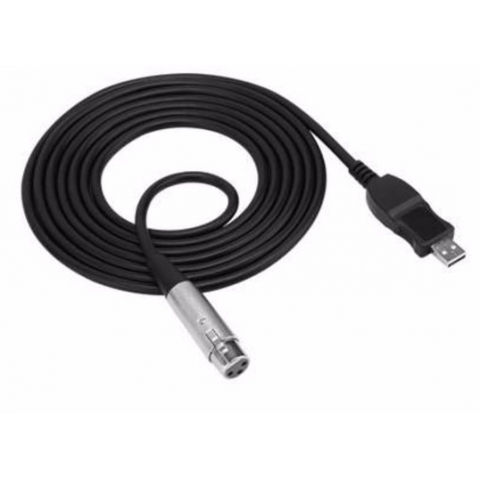 XLR female to USB Male Microphone Mic Link Cable