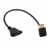 DisplayPort Male to Female Panel Mount Right Angle 90 Degree DP Extension Cable