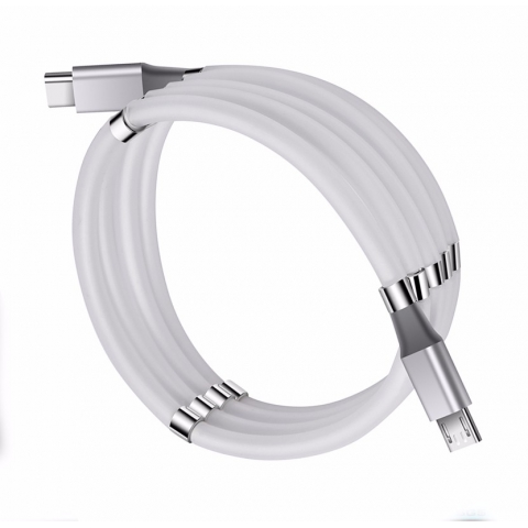 Magnetic USB Cable 5V 2 A Type C Mico USB charger Cable Android USB-C Mobile Phone Charging Data Cable