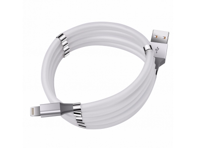 Magnetic Charger Lighting 2.4A Fast Charging Cable For iPhone