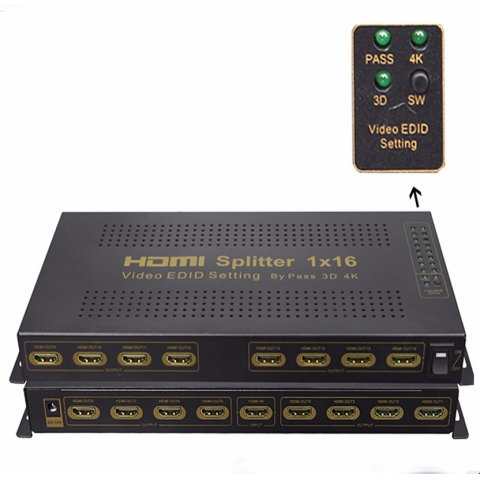 1x16 HDMI Splitter