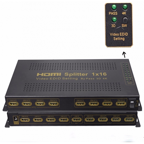 1x16 HDMI Splitter