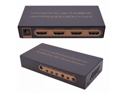 3 Port HDR HDMI Switcher