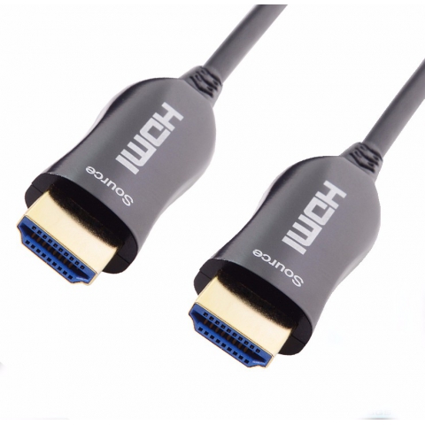 Active Optical Fiber Optic HDMI 4k@60Hz 3D 18gbps HDMI AOC Fiber Optic Cable