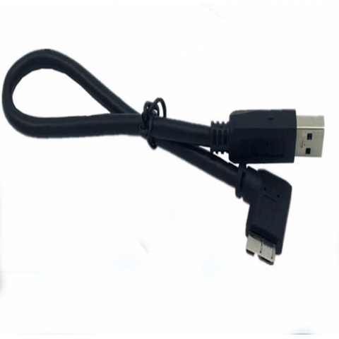 Right Angle USB 3.0 A Male to Micro B Data Sync Cable