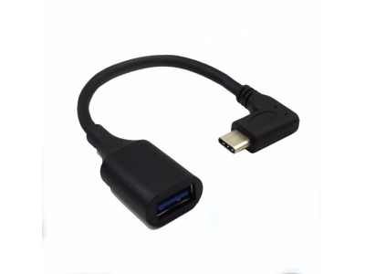 90 Degree angle USB3.1 Male to USB 3.0 A Female USB Type C OTG Cable