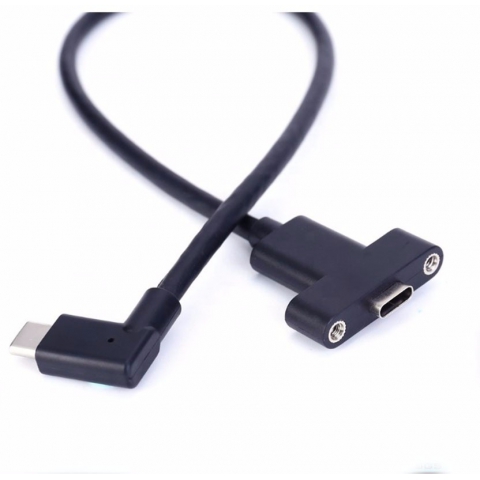 USB 3.1 Male to Female 90 degree right left up down angled Cable