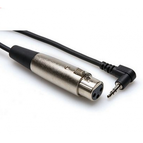 Male XLR to 3.5mm Microphone Cable for Amplifier or Mixer