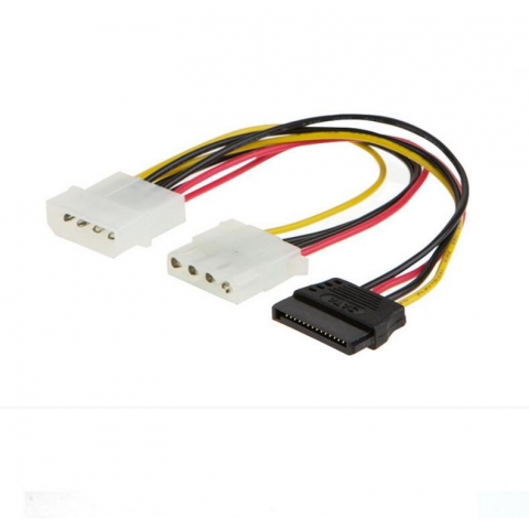 Serial ATA SATA Hard Drive Power cable+Data Adapter