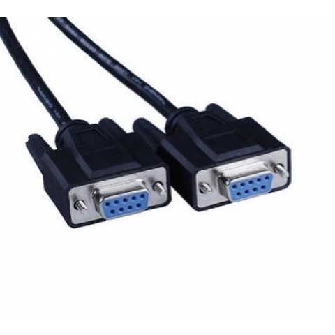 RS-232 Null Modem Cable D-SUB Cable DB9F TO DB9F