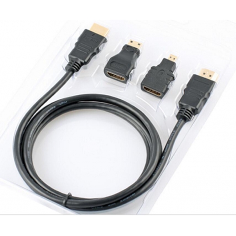3 in 1 Mini Micro HDMI to HDMI Cable