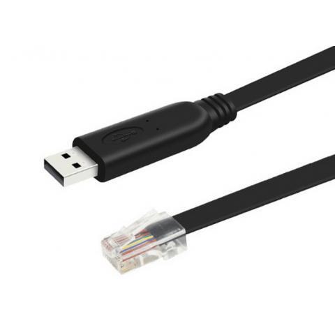 USB to serial RS232 RJ45 console rollover cable for Cisc routers