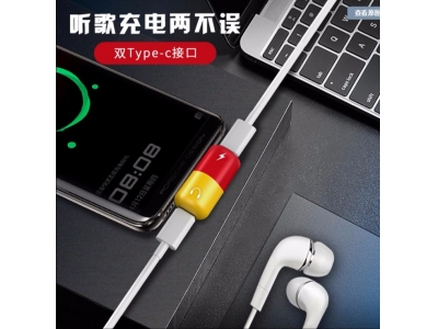 Type C 2 In 1 Adapter Usb Adapter Charging Cable