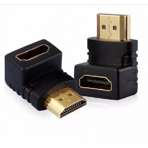 Down 90 degree HDMI Female to Male Angled Adapter