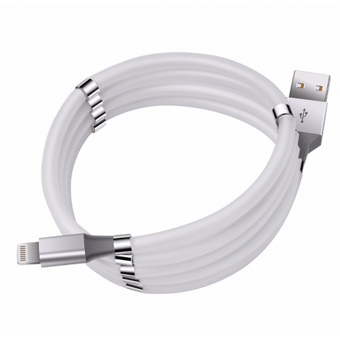 Magnetic Charger Lighting 2.4A Fast Charging Cable For iPhone