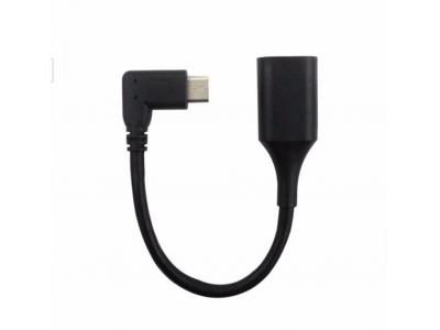 90 Degree angle USB3.1 Male to USB 3.0 A Female USB Type C OTG Cable